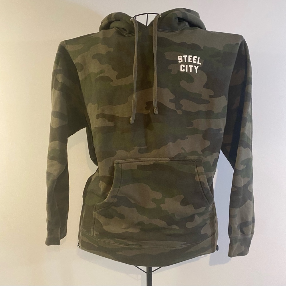 Steel City Camouflage Hoodie Size S